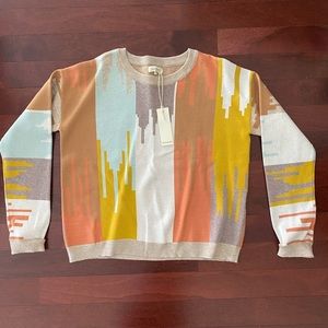 Boutique Roolee Pattern Sweater | Size Medium | NWT